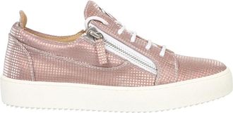 Giuseppe Zanotti Leather Sneakers - Dames - Sneakers - Roze - 38 EU - Leer - Schoenen