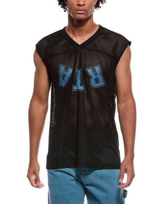 Rta V-Neck Sleeveless Mesh T-Shirt