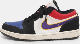 Air Jordan s Multicolor Leather Air Jordan 1 Se Lace Up Sneakers