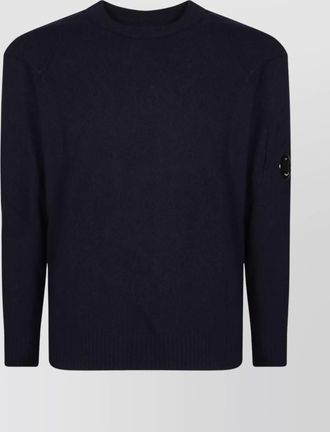C.P. Company lambswool crew neck sweater design