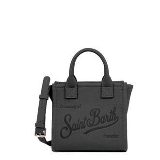 MC2 Saint Barth Structured Handbag With Rectangular Shape And Embossed Detailing