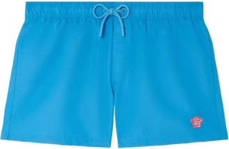 Versace Costume da bagno con ricamo Medusa - Blu