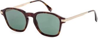 Fendi Fe 40166I 52N Zonnebrillen - Heren - Zonnebrillen - Bruin - 52 MM - Accessoires