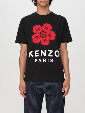 Kenzo Elephant Print Organic Cotton Long Sleeve T-Shirt store size 8A