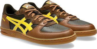 Asics Sneaker ASICS SPORTSTYLE SKYHAND OG, Damen, Gr. 36, braun (schwarz coffee, tai, chi gelb), Synthetik, mehrfarbig, Schuhe Sneaker