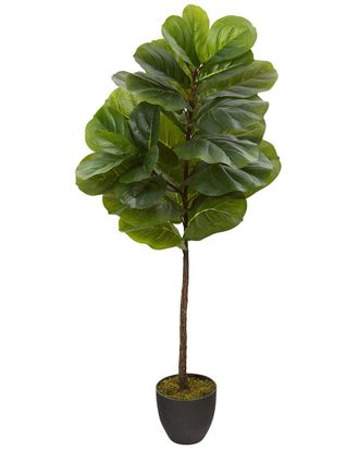 Nearly Natural 46In Fiddle Leaf Artificial Tree (Real Touch)