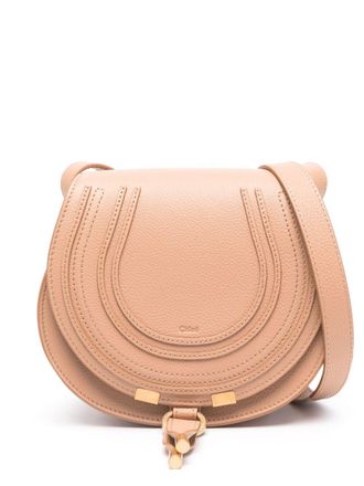 Chlo&eacute; Marcie Kleine Satteltasche aus Leder