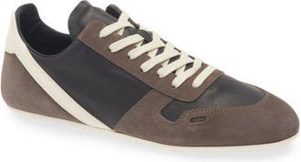 Rick Owens Concordians Minimal Sneak Sneaker in Dark Dust/Black/Milk at Nordstrom, Size 11Us