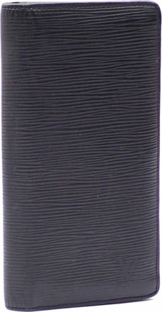Louis Vuitton Noir Epi Leather Long Wallet (Bi-Fold) (Pre-Owned)