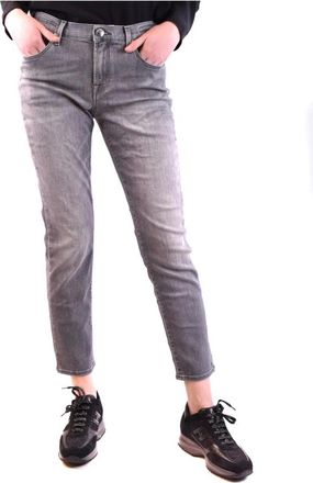 Jacob Cohen Cropped Jeans - Dames - Jeans - Grijs - Maat: W30 Katoen