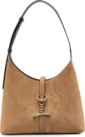 Strathberry Tassen, Dames, Bruin, ONE Size, Su&egrave;de, Schoudertas