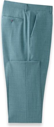 Paul Fredrick Wool Bengaline Flat Front Suit Pants