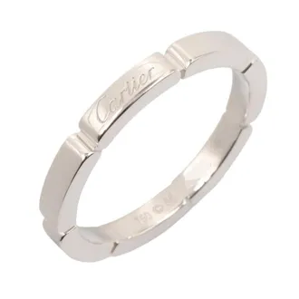 Cartier Silver White Gold (18K) Band Ring (Pre-Owned)