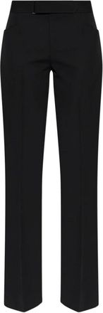 Balmain Pantaloni in Lana con Cintura - - Trousers - Donna - Nero - M