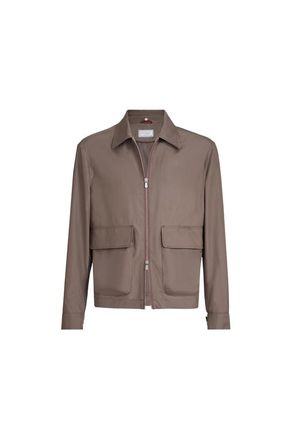 Brunello Cucinelli Unlined outerwear jacket in Hazelnut at Nordstrom, Size 46 It