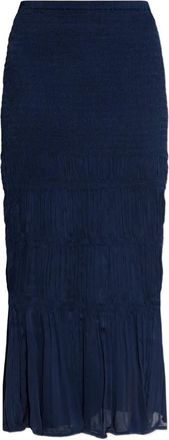 By Malene Birger Ilona rok met ruches - Blauw