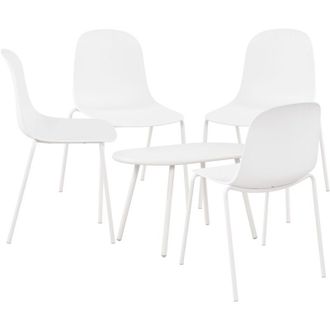 Clp Suite De 4 Plazas Veldin Blanco
