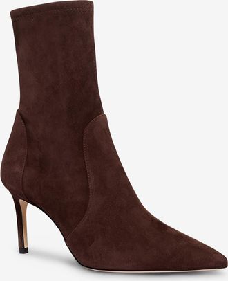 Stuart Weitzman Elegante Wildleder Stiletto-Stiefeletten Stuart Power