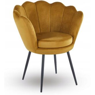 OEM Sill&oacute;n Curry Tradicional Patas De Metal Negro Moderno Furnitex