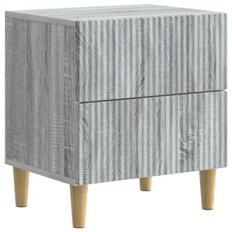 vidaXL Armario De Noche Con Caj&oacute;n Gris Sonoma 43 X 34,5 X 48 Cm Vidaxl