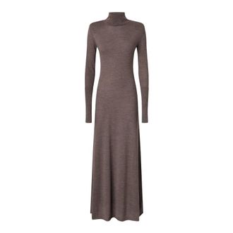 Pinko Pinko, Kleedjes, Dames, Grijs, S, Maxi Kleedjes