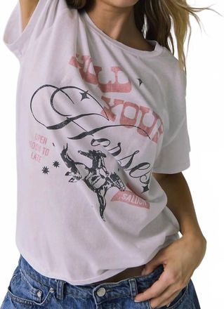 Chaser Hold Your Horses Tee In Whte