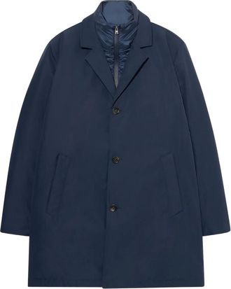 Brooks Brothers Trench con bottoni - Blu