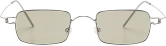 Lindberg Zonnebril met rechthoekig montuur - Zilver