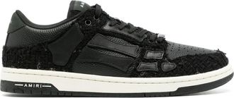 Amiri Skel boucl&eacute; sneakers - men - Other fibres/Rubber/Cotton/Polyamide - 48 - Black