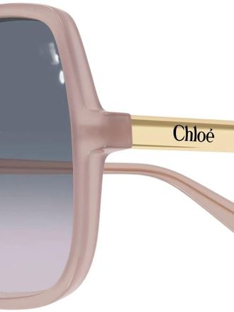 Chlo&eacute; CH0362S005 Oversized Square Sunglasses - Pink