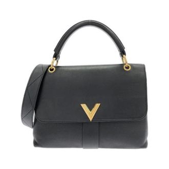 Louis Vuitton Pre-owned Very One Handle Calf Handbag - Dames - Pre-owned - Zwart - Maat: ONE Size Leer