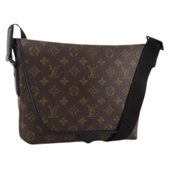 Louis Vuitton Pre-owned Monogram Macassar Schoudertas - Dames - Pre-owned - Bruin - Maat: ONE Size Leer