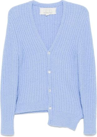 ERL Cardigan asimmetrico Cozy - Blu
