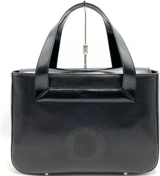 Celine Black Patent Leather Leather Handbag Tote Bag (Pre-Owned)