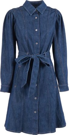 7 For All Mankind Halona Puff Sleeve Mini Dress