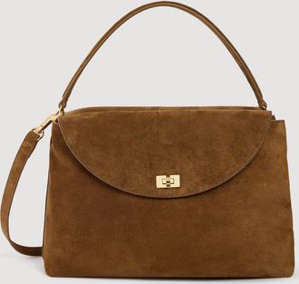 Sandro LE GRAND BAZAAR suede bag