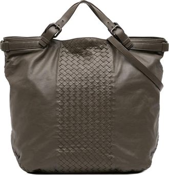Bottega Veneta Pre-owned Bottega Veneta Intrecciato Trimmed Nappa Satchel B00910135A