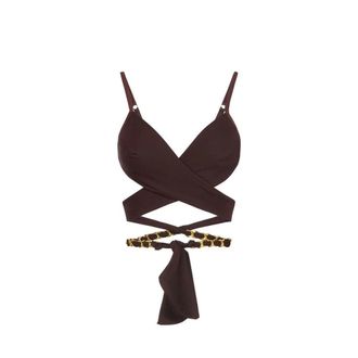 Elisabetta Franchi Dames, Ondergoed, Bruin, Maat: S Jersey