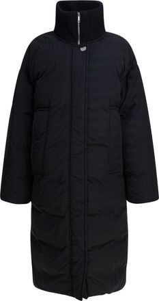 Sportmax Long Anti-Drip Down Jacket Jackets And Coats Nero-Donna