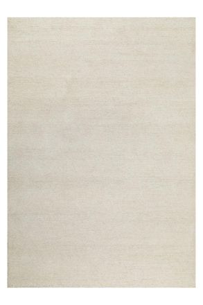 Wecon Home Alfombra beige lista hecha a mano en relieve 300x400