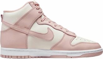 Nike Womens Dunk High Sneakers In Phantom Pink