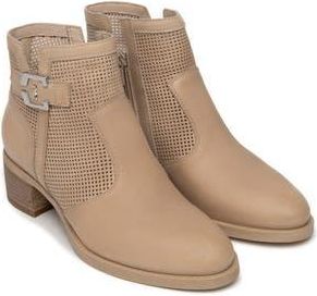 Nero Giardini Perforated Bootie in Beige at Nordstrom Rack, Size 10Us / 40Eu