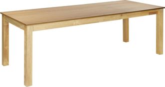 Beliani Mesa De Comedor Extensible Tablero Chapado Acabado Natural Patas De Madera Maciza 160/240 X 90 Cm Madera De Fresno Natural Madura