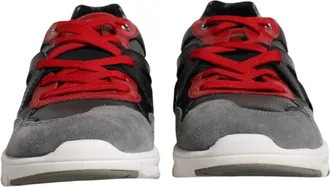 Dolce & Gabbana Multicolor Leather Suede Low Top Sneakers Mens Shoes