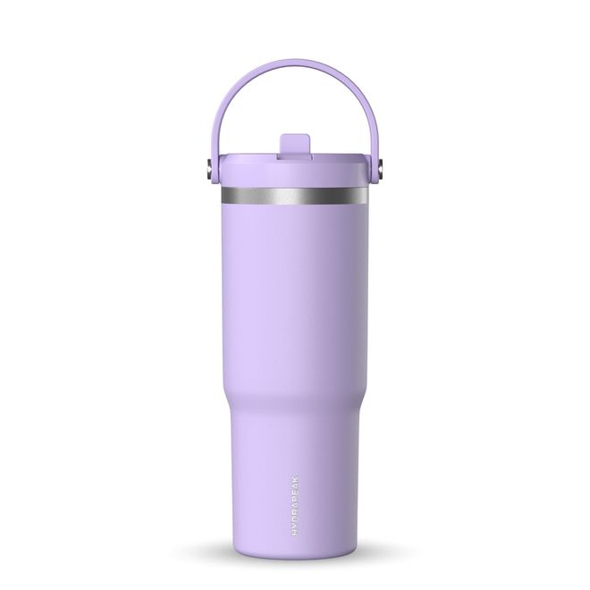 Hydrapeak Nomad Trinkbecher mit Griff und Trinkhalm-Deckel, auslaufsicher, doppelt isoliert, 950 ml, Edelstahl, Hellblau (Powder Blue) ab 57,15 €