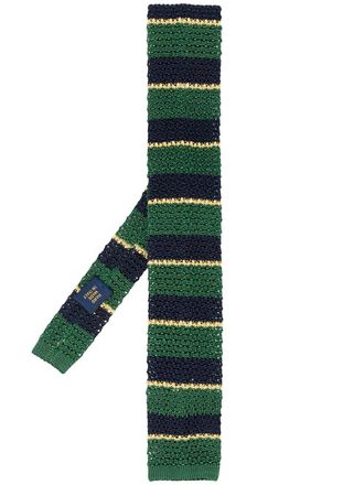 Polo Ralph Lauren knit neck tie - men - Mulberry Silk - One Size - Blue