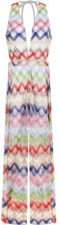 Missoni Zigzag Knit Maxi Dress - female - Missoni - Jumpsuits - Multicolor - L - Jumpsuits & Playsuits
