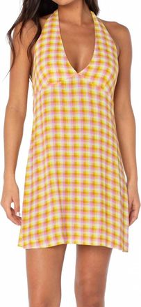 Roxy Womens Beach Day Dress In Yellow