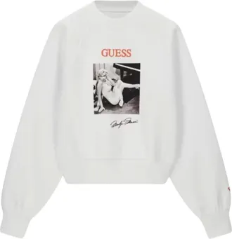 Guess Donna, Felpe, Bianco, S, new
