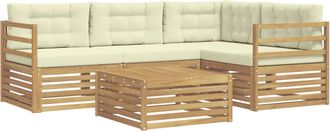 vidaXL Conjunto De Sof&aacute;s De Exterior 5 Uds. Vidaxl